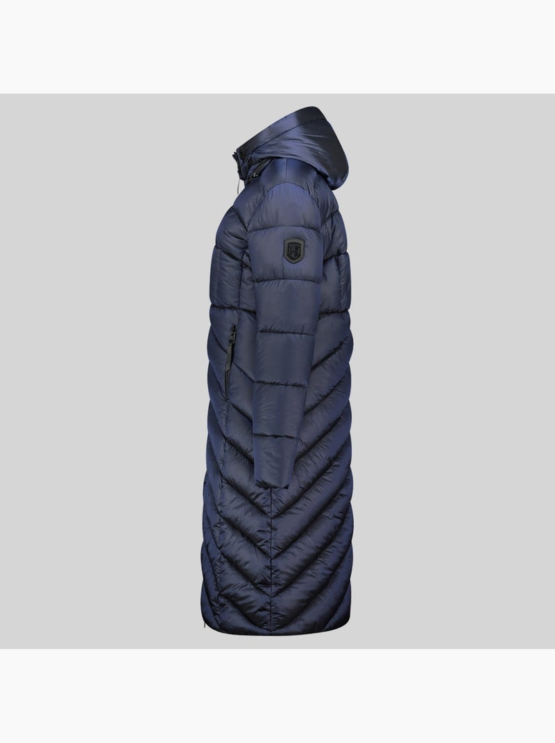Blusão com capuz blanche long – geographical norway Azul-marinho - Kiabi