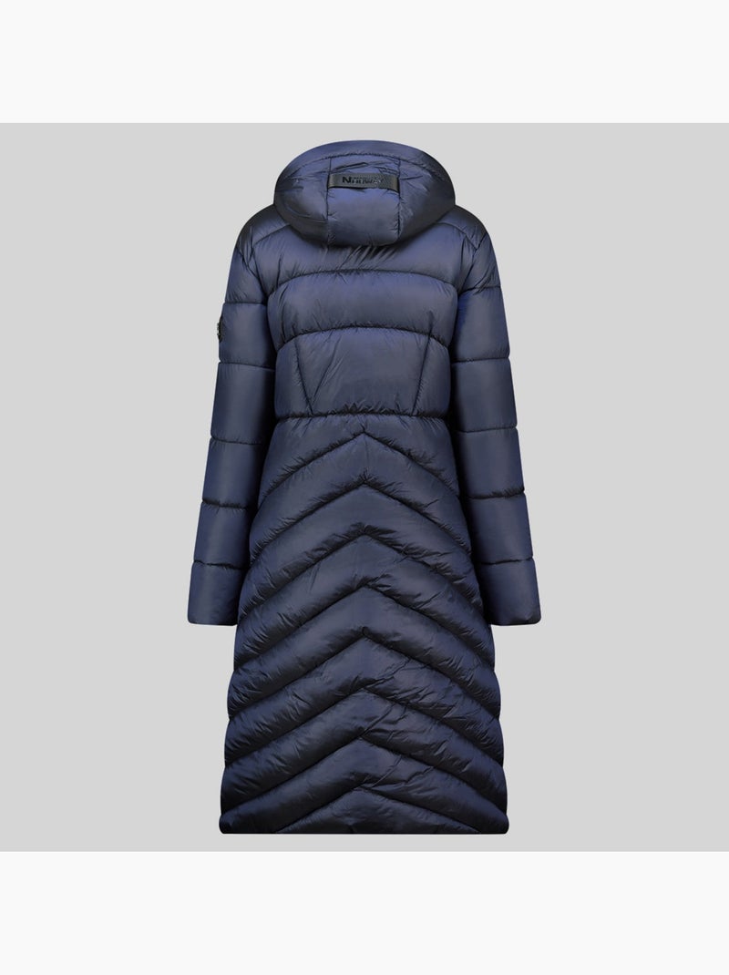 Blusão com capuz blanche long – geographical norway Cinza claro - Kiabi