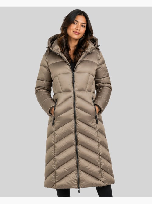 Blusão com capuz blanche long – geographical norway - Kiabi Blusão com capuz blanche long – geographical norway - Kiabi