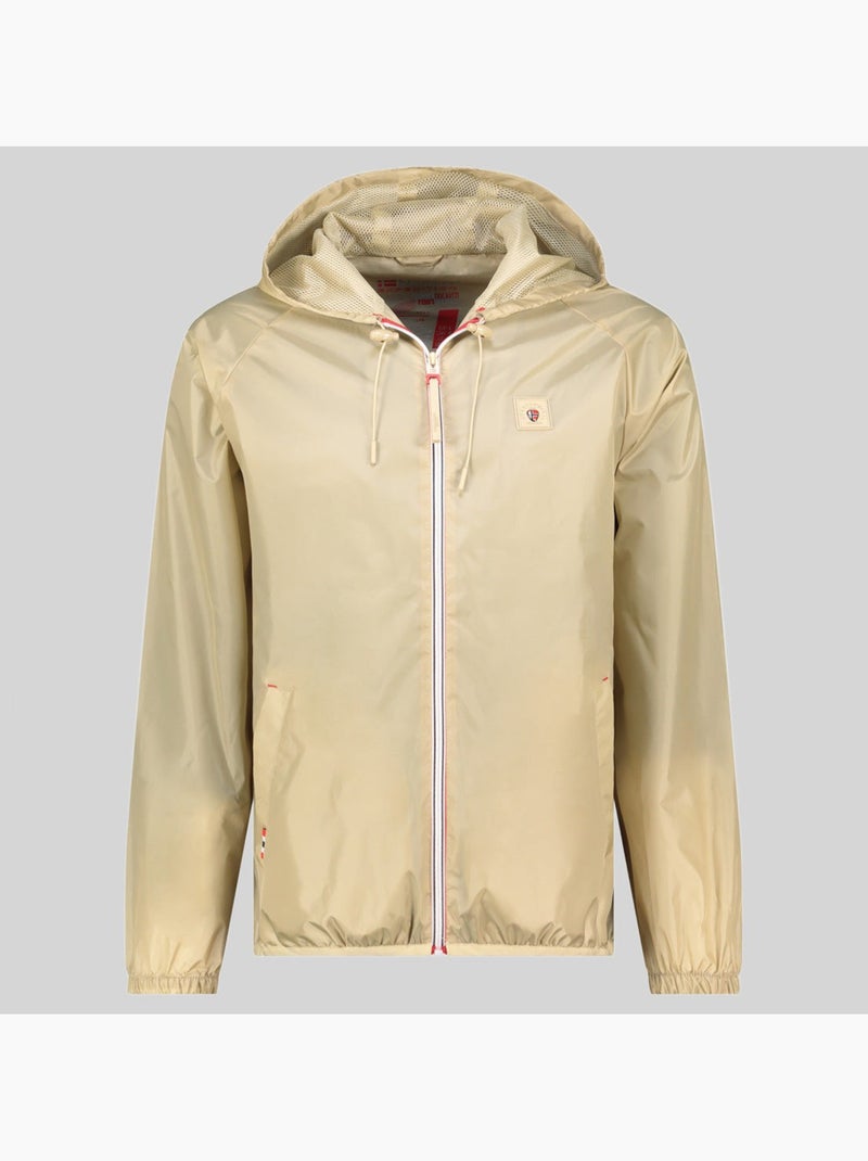 Blusão com capuz boatom – geographical norway Bege - Kiabi