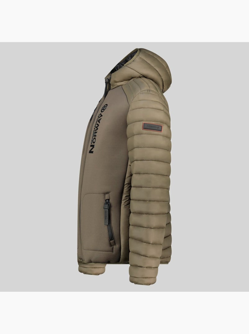 Blusão com capuz briwood – geographical norway Cáqui - Kiabi