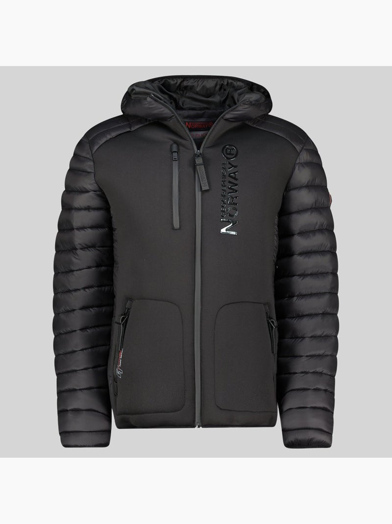Blusão com capuz briwood – geographical norway Preto - Kiabi