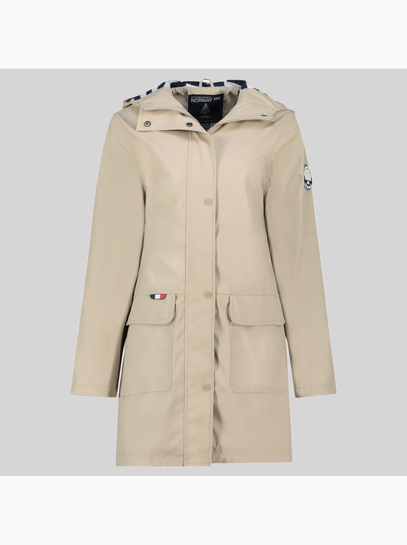 Blusão com capuz curieuse – geographical norway Bege - Kiabi
