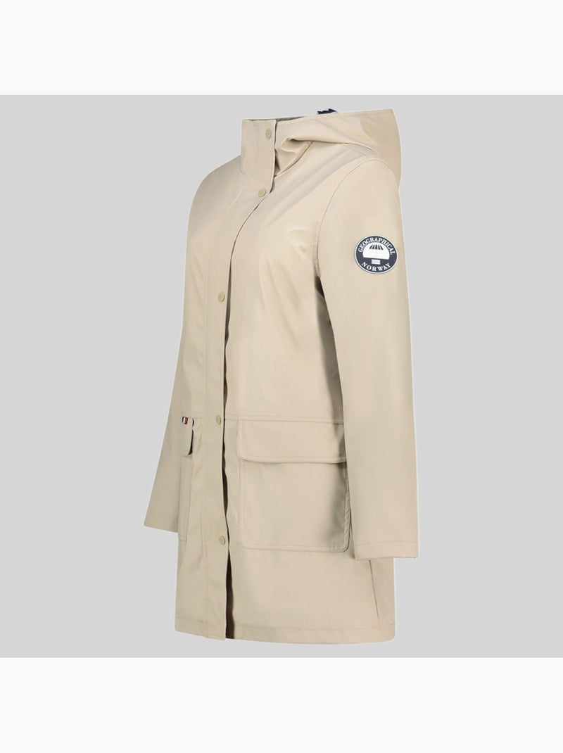 Blusão com capuz curieuse – geographical norway Bege - Kiabi