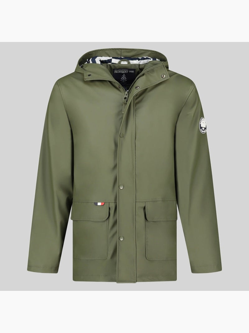 Blusão com capuz curieuse – geographical norway Cáqui - Kiabi