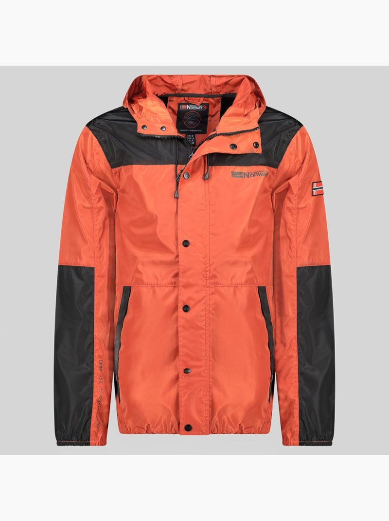 Blusão com capuz darome – geographical norway Laranja - Kiabi