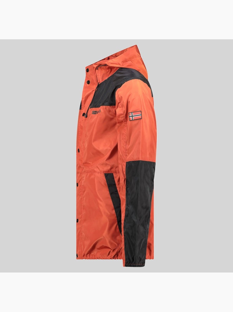 Blusão com capuz darome – geographical norway Laranja - Kiabi