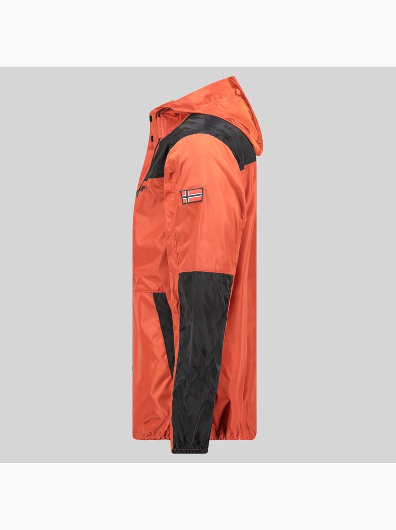 Blusão com capuz darome – geographical norway Laranja - Kiabi