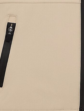 Blusão com capuz forrado em microfleece