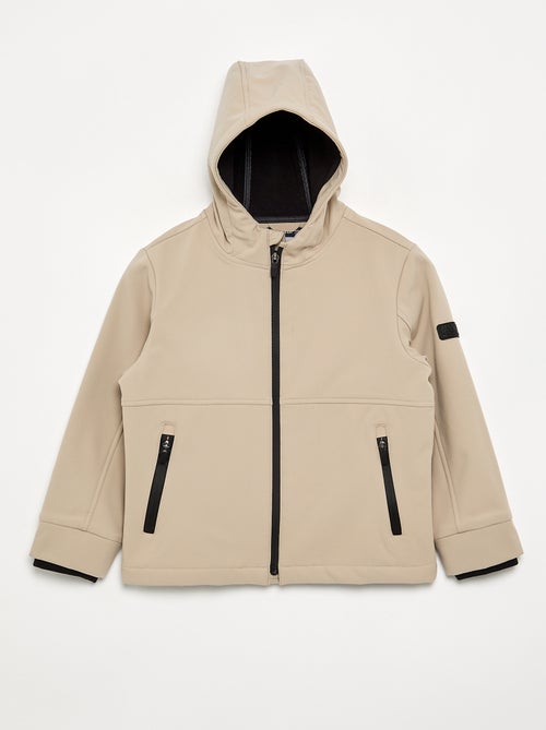 Blusão com capuz forrado em microfleece - Kiabi