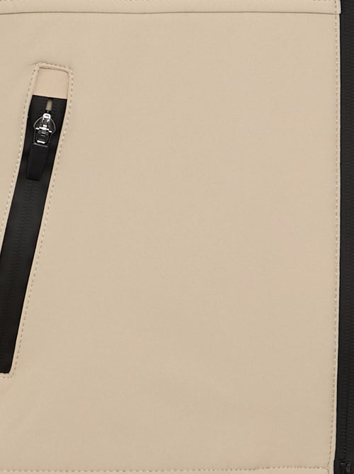 Blusão com capuz forrado em microfleece - Kiabi