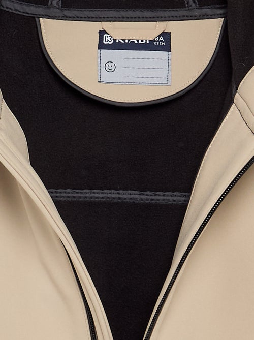 Blusão com capuz forrado em microfleece - Kiabi