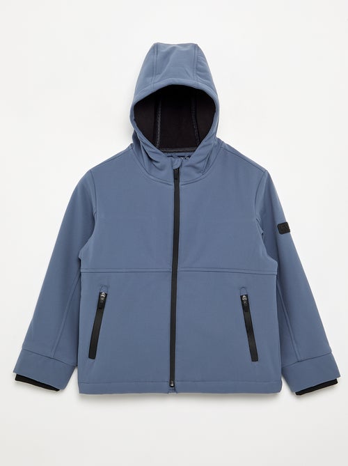 Blusão com capuz forrado em microfleece - Kiabi