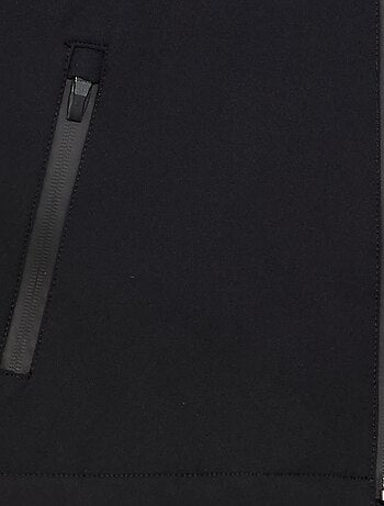 Blusão com capuz forrado em microfleece