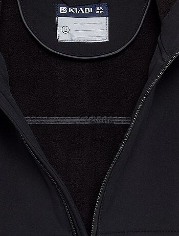 Blusão com capuz forrado em microfleece
