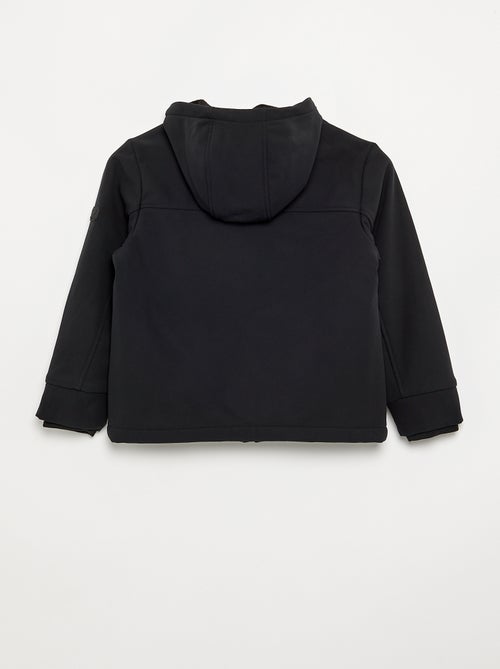 Blusão com capuz forrado em microfleece - Kiabi