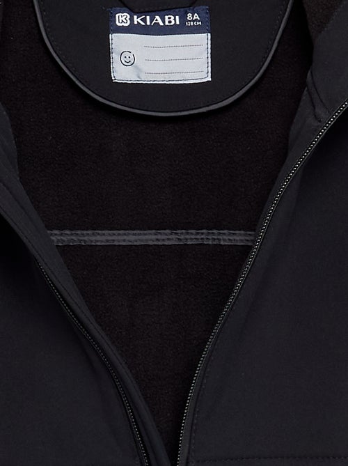 Blusão com capuz forrado em microfleece - Kiabi