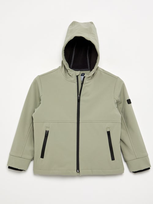 Blusão com capuz forrado em microfleece - Kiabi