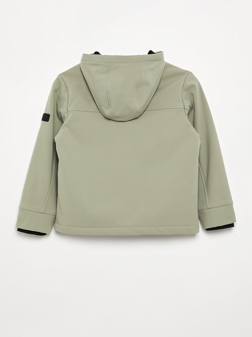 Blusão com capuz forrado em microfleece - Kiabi