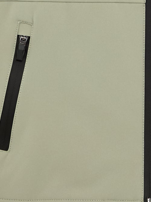 Blusão com capuz forrado em microfleece - Kiabi