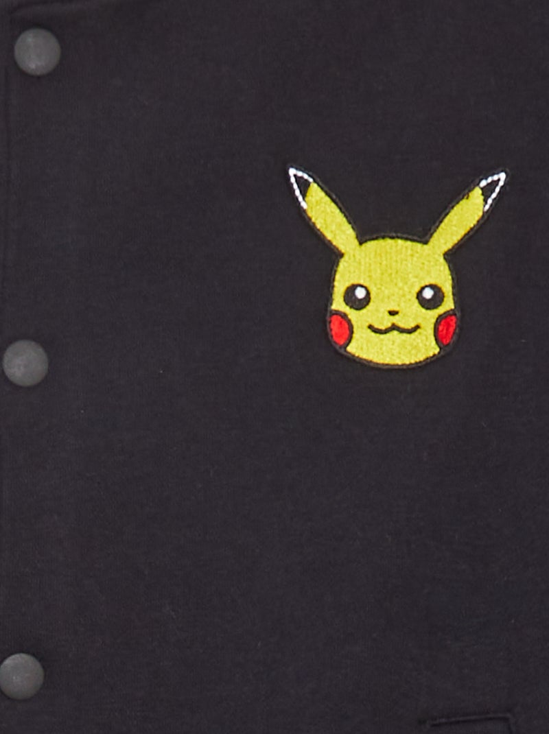 Blusão com molas de pressão 'Pikachu' 'Pokémon' CINZA - Kiabi