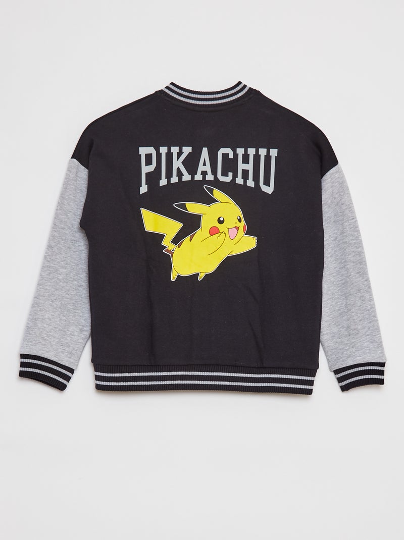 Blusão com molas de pressão 'Pikachu' 'Pokémon' CINZA - Kiabi