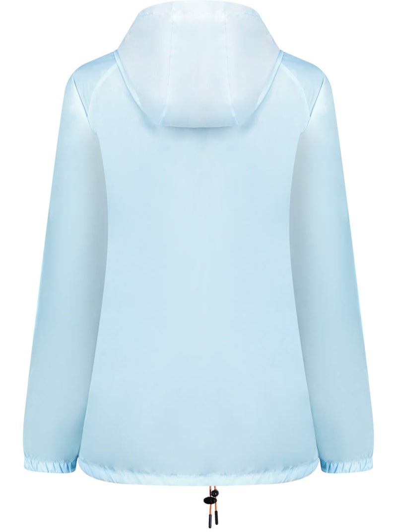 Blusão corta-vento boateak – canadian peak Azul-céu - Kiabi