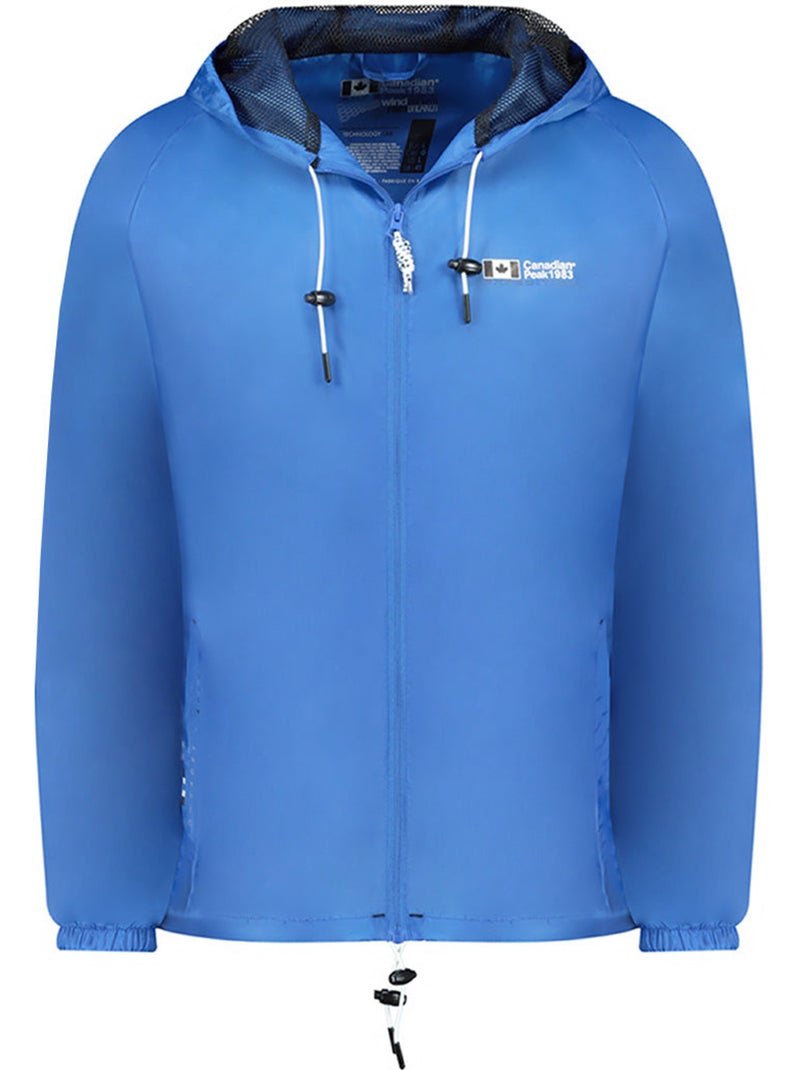 Blusão corta-vento boateak – canadian peak Azul-real - Kiabi