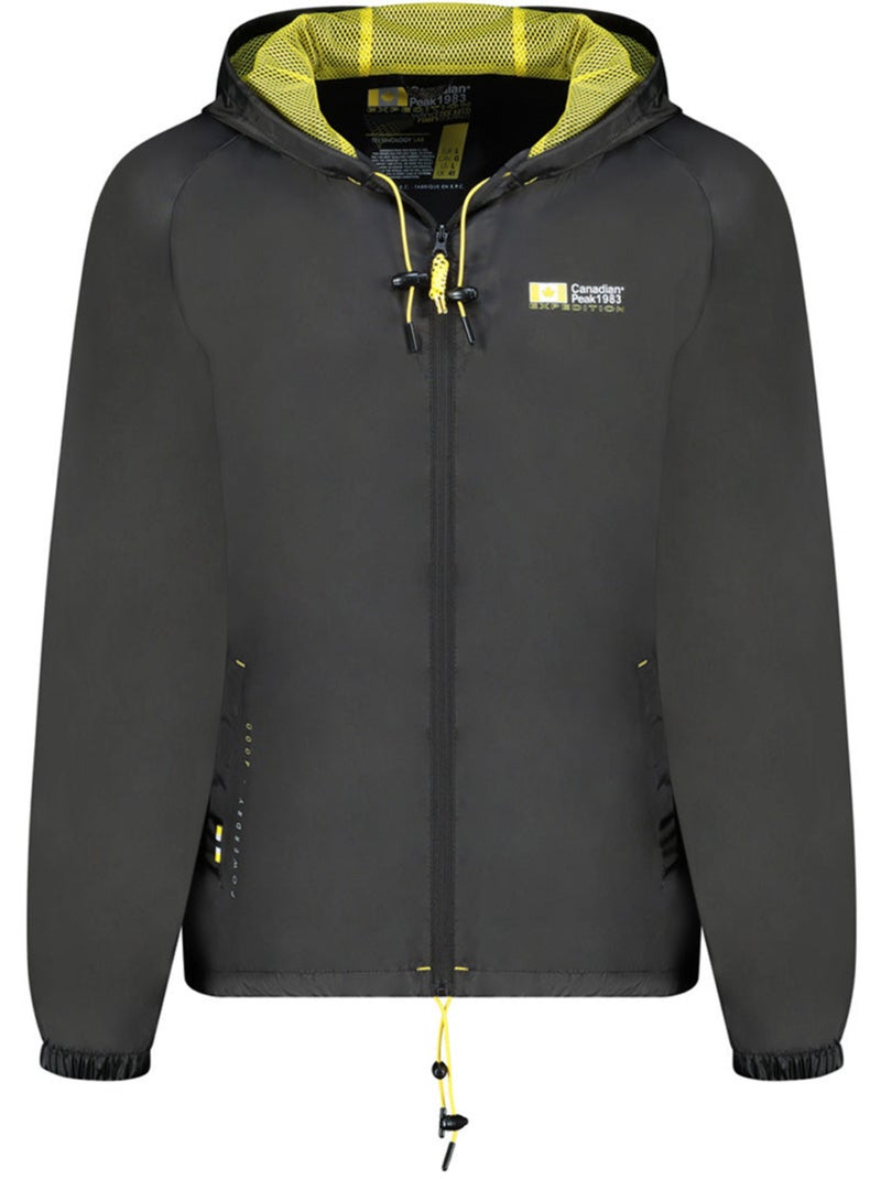 Blusão corta-vento boateak – canadian peak Preto - Kiabi