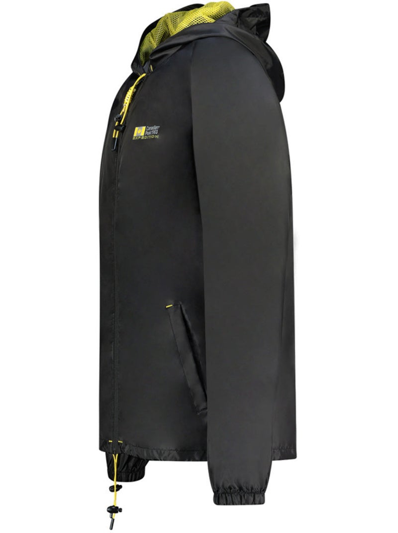 Blusão corta-vento boateak – canadian peak Preto - Kiabi