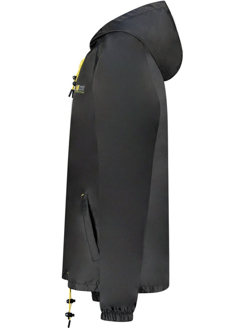 Blusão corta-vento boateak – canadian peak Preto - Kiabi