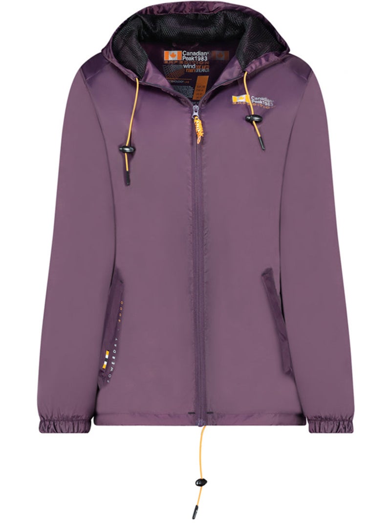 Blusão corta-vento boateak – canadian peak Roxo - Kiabi