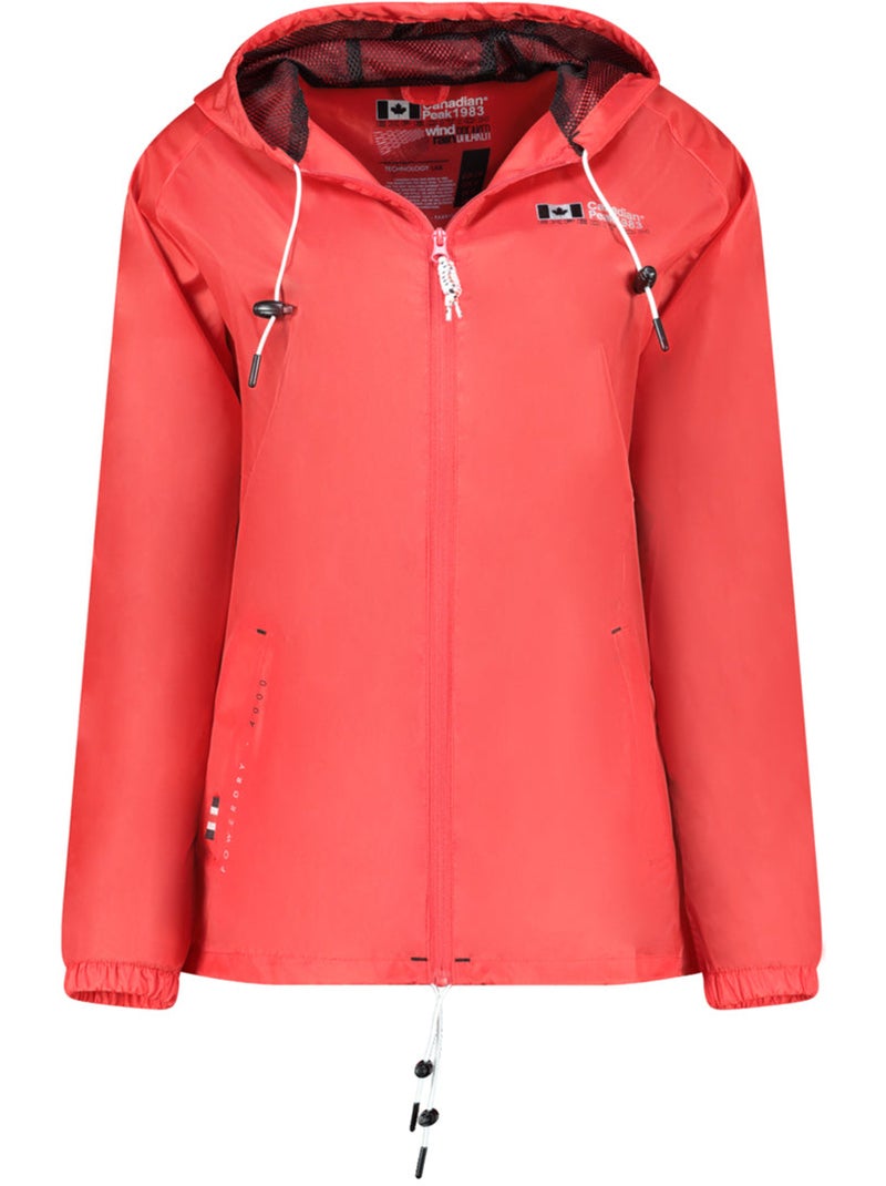 Blusão corta-vento boateak – canadian peak Vermelho - Kiabi