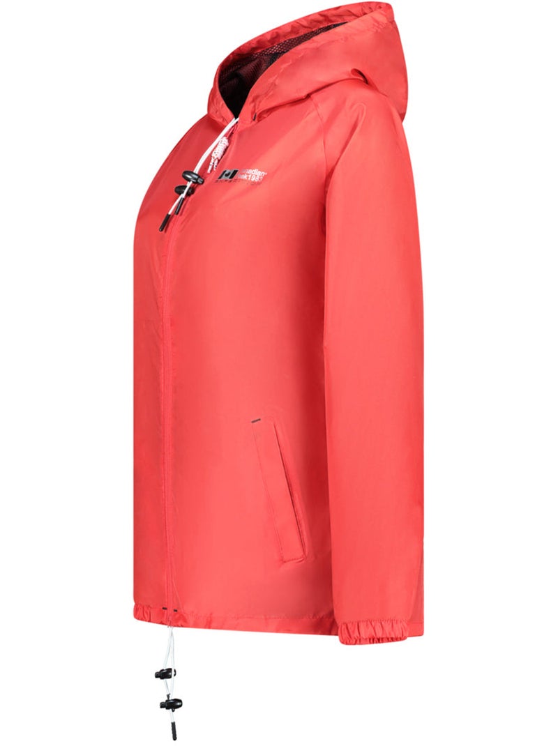 Blusão corta-vento boateak – canadian peak Vermelho - Kiabi