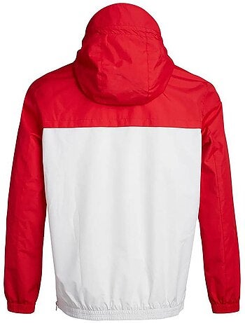 Blusão Corta-Vento Branco/Vermelho para Homem Teddy Smith Banko