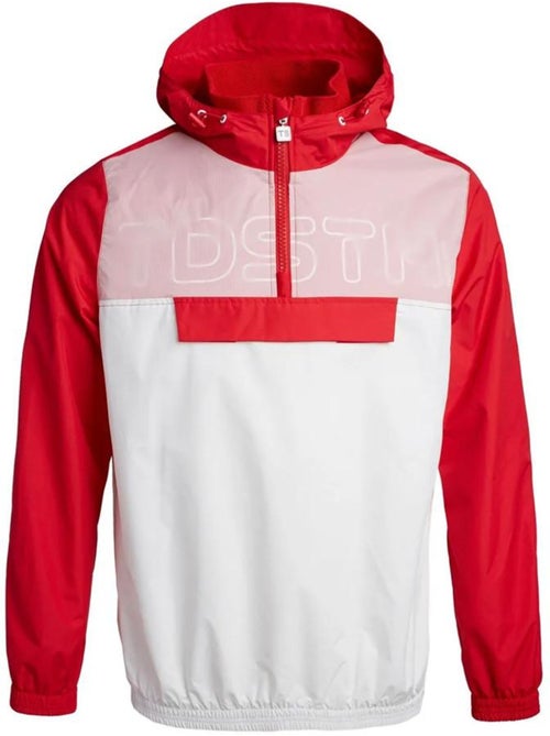 Blusão corta-vento branco/vermelho para homem teddy smith banko - Kiabi Blusão corta-vento branco/vermelho para homem teddy smith banko - Kiabi