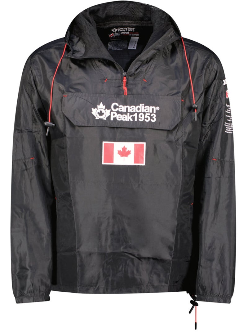 Blusão corta-vento butaneak – canadian peak Preto - Kiabi