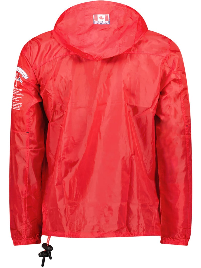 Blusão corta-vento butaneak – canadian peak Vermelho - Kiabi