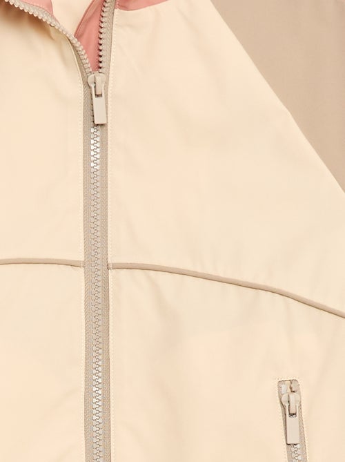 Blusão corta-vento com capuz - Kiabi