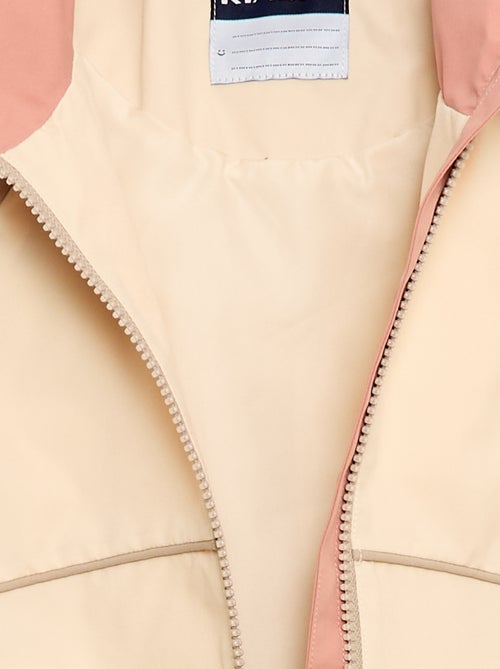 Blusão corta-vento com capuz - Kiabi