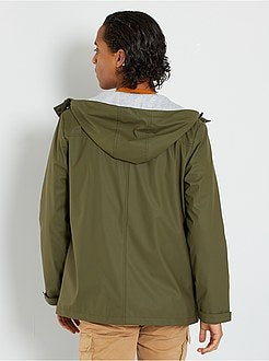 Blusão corta-vento com capuz - Kiabi