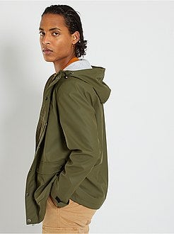 Blusão corta-vento com capuz - Kiabi