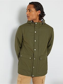 Blusão corta-vento com capuz - Kiabi