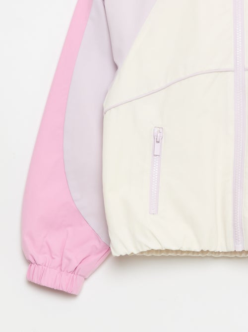 Blusão corta-vento com capuz - Kiabi