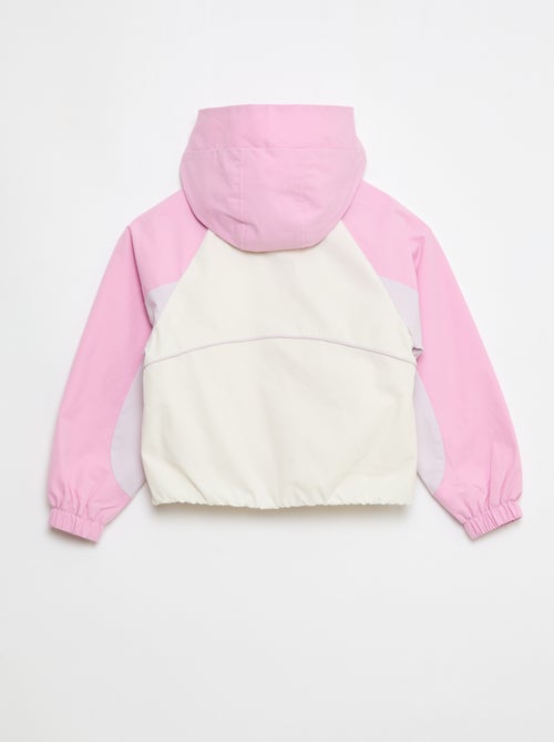 Blusão corta-vento com capuz - Kiabi
