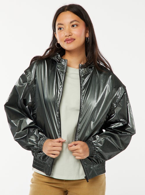 Blusão corta-vento metalizado - Kiabi