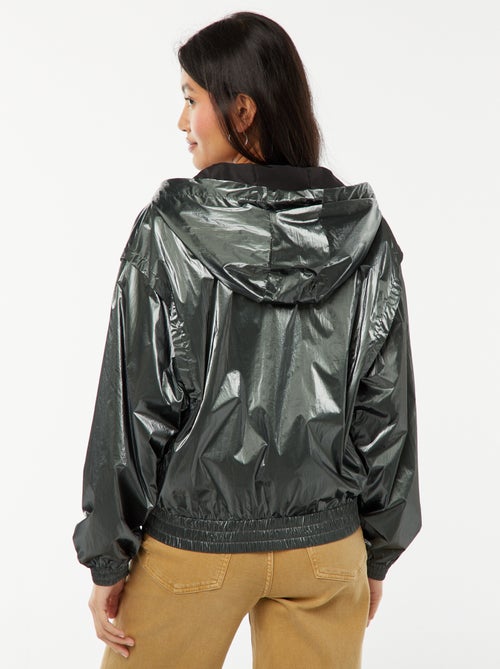 Blusão corta-vento metalizado - Kiabi