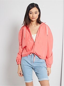 Blusão curto impermeável - Kiabi