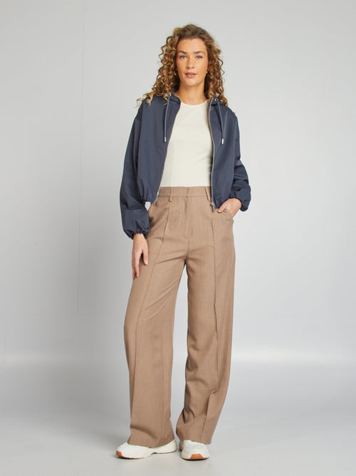 Blusão curto oversize - Kiabi