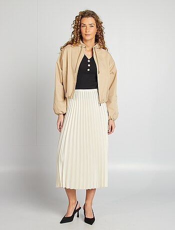 Blusão curto oversize